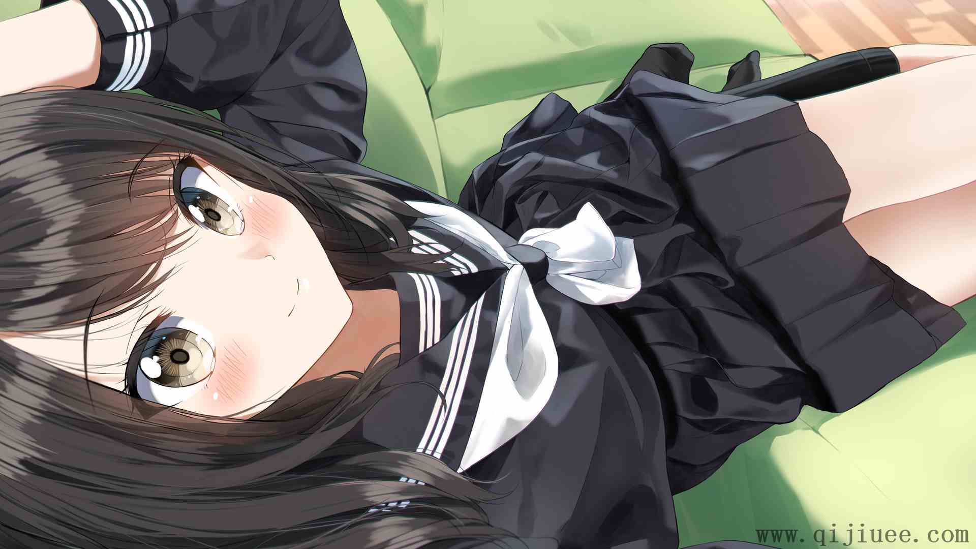 黑头发 黑眼睛 微笑 动漫 动漫女孩 校服  4K壁纸5356 x 3352/7.6 MB-柒染测试库