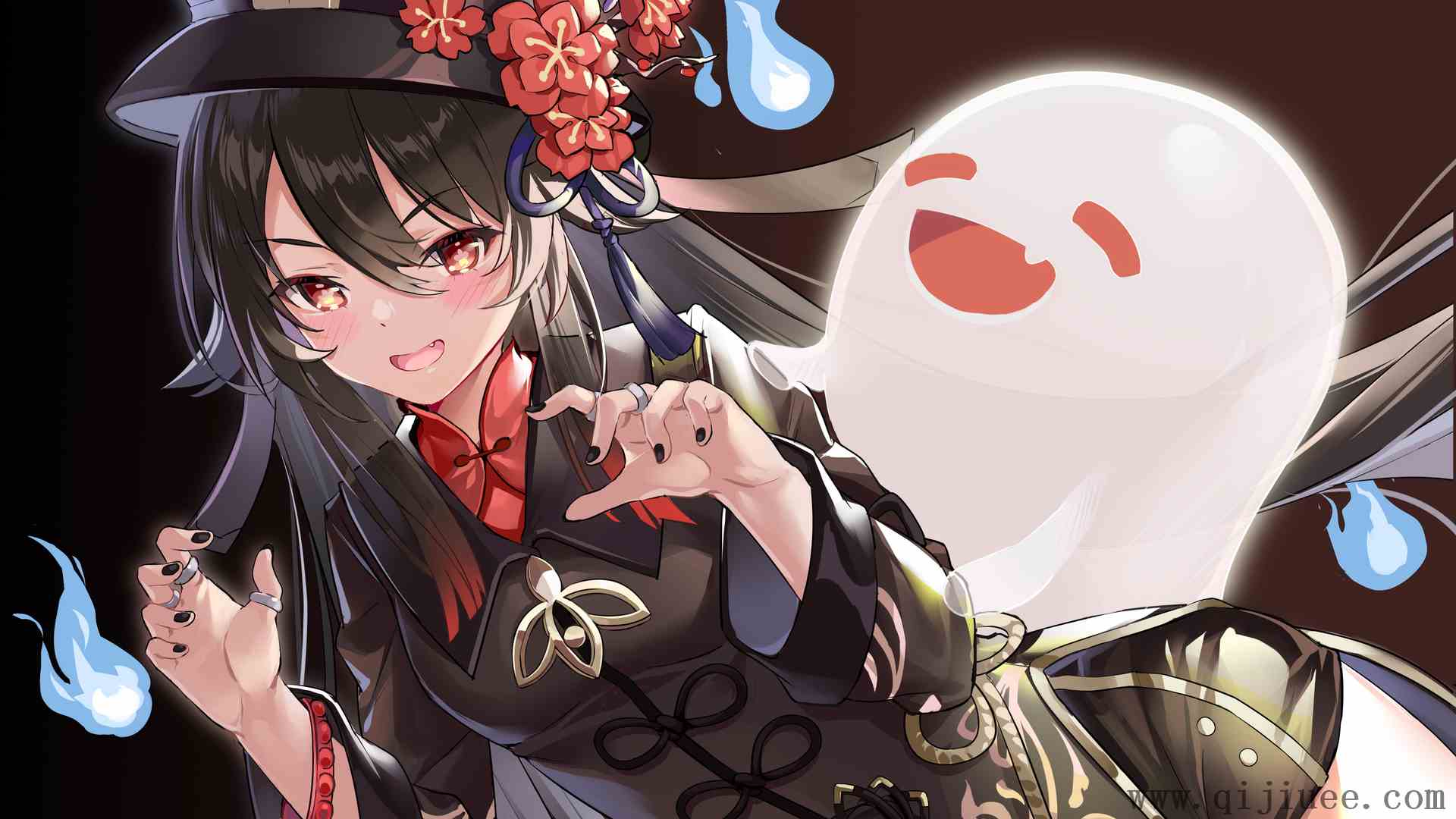 原神 微笑 长发 动漫女孩  4K壁纸4093 x 2894/4.55 MB-柒染测试库