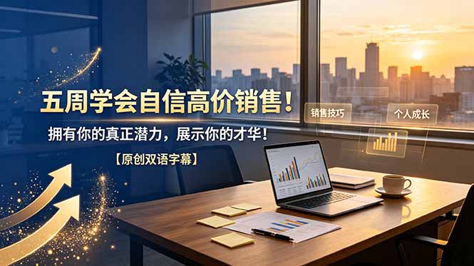五周学会自信高价销售!拥有你的真正潜力,展示你的才华!【原创双语字幕】-柒染测试库